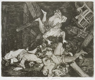 Pustki wojny, płyta 30 „Klęski wojny” autorstwa Francisco Jose de Goya y Lucientes