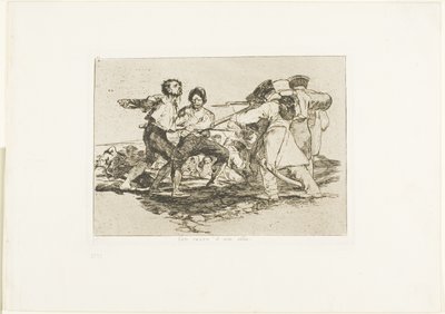 Słusznie czy niesłusznie, płyta druga z The Disasters of War autorstwa Francisco Jose de Goya y Lucientes