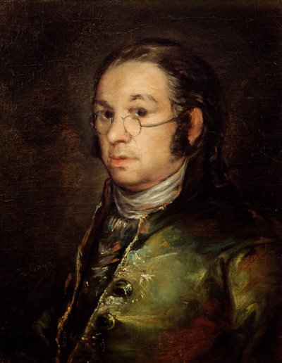Autoportret w okularach autorstwa Francisco de Goya