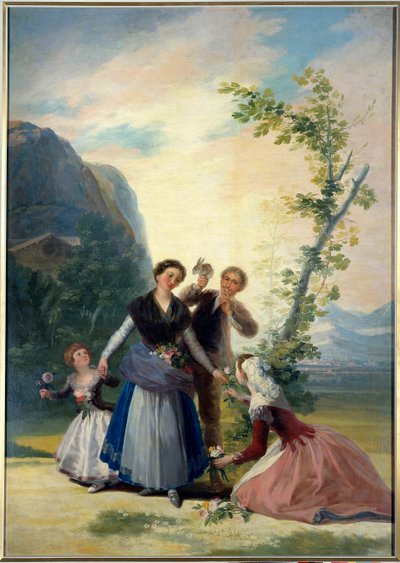 Obraz wiosenny Francisco de Goya (1746-1828) XIX wiek. Ciemny. 2,77 x 1,92 m. Madryt. Muzeum Prado autorstwa Francisco de Goya