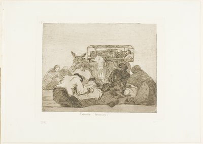 Dziwne nabożeństwo!, płyta 66 z filmu Katastrofy wojny autorstwa Francisco Jose de Goya y Lucientes