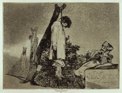Ani tego (Okropności wojny 36) autorstwa Francisco Jose de Goya y Lucientes