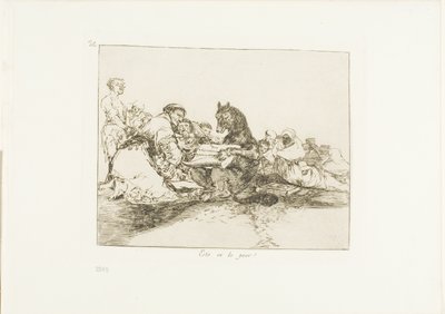 To jest najgorsze!, płyta 74 z The Disasters of War autorstwa Francisco Jose de Goya y Lucientes