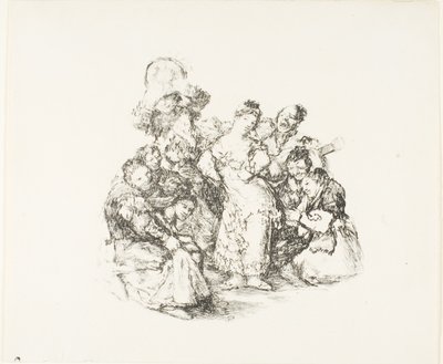 Taniec andaluzyjski autorstwa Francisco Jose de Goya y Lucientes