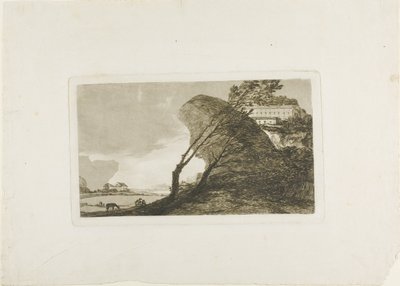 Wielka skała autorstwa Francisco Jose de Goya y Lucientes