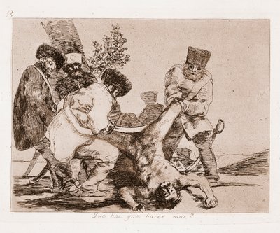 Katastrofy wojny: Co jeszcze możemy zrobić? (Grawerowanie po rysowaniu autorstwa Francisco de Goya