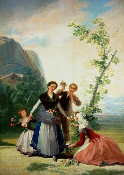 Kwiaciarnie czy wiosna autorstwa Francisco de Goya