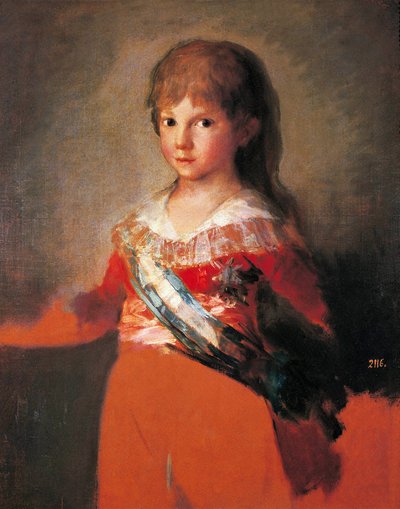 Infante Francisco de Paula, 1800 autorstwa Francisco de Goya