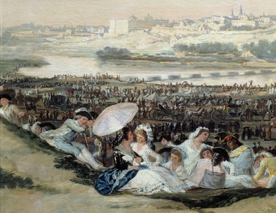 Preria San Isidro (San Isidro) - Obraz Francisco De Goya (1746-1828) autorstwa Francisco de Goya