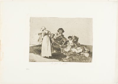 Najgorsze jest żebrać, płyta 55 z filmu Katastrofy wojny autorstwa Francisco Jose de Goya y Lucientes