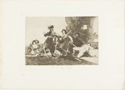 Nie ma teraz czasu, płyta 19 z The Disasters of War autorstwa Francisco Jose de Goya y Lucientes