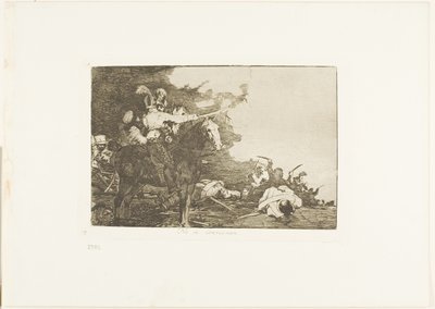Oni się nie zgadzają, płyta 17 z filmu Katastrofy wojny autorstwa Francisco Jose de Goya y Lucientes