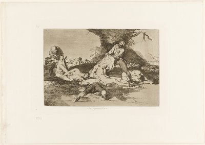 Robią z nich użytek, płyta 16 z filmu Katastrofy wojny autorstwa Francisco Jose de Goya y Lucientes