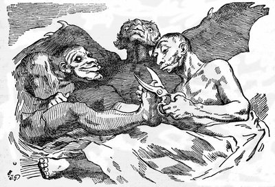 Wykonują swoją toaletę, ok. 1820 r. (rycina) autorstwa Francisco Jose de Goya y Lucientes