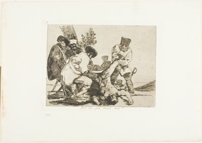 Co jeszcze można zrobić, płyta 33 z The Disasters of War autorstwa Francisco Jose de Goya y Lucientes