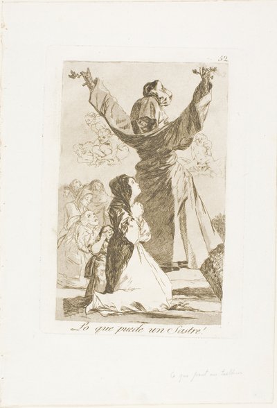 Co może zrobić krawiec!, płyta 52 z Los Caprichos autorstwa Francisco Jose de Goya y Lucientes
