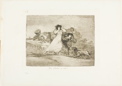 Co to za zgiełk?, płyta 65 z The Disasters of War autorstwa Francisco Jose de Goya y Lucientes