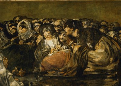 Sabat czarownic ... (obraz na płótnie) autorstwa Francisco Jose de Goya y Lucientes