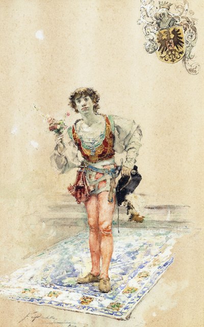 Zalotnik, autorstwa Francisco Pradilla y Ortiz