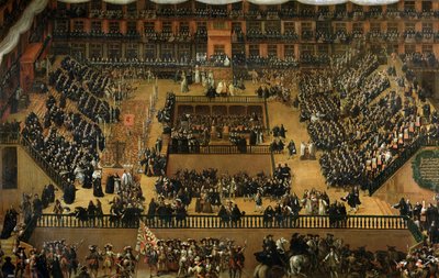 Auto-da-fé na Plaza Mayor autorstwa Francisco Rizi