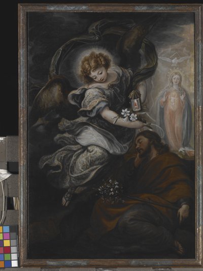Sen św. Józefa (olej na płótnie) autorstwa Francisco Rizi