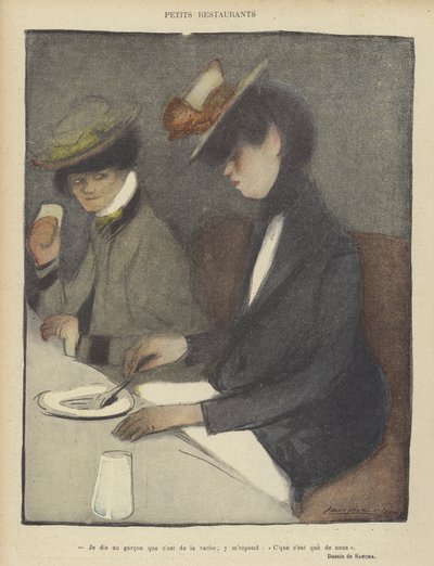 Ilustracja do Le Rire autorstwa Francisco Sancha y Lengo