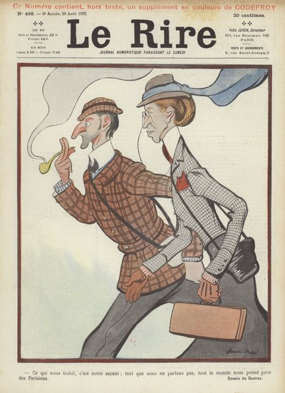 Ilustracja do Le Rire autorstwa Francisco Sancha y Lengo