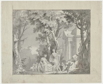Scena klasyczna, 1775-1800. autorstwa Francisco Vieira