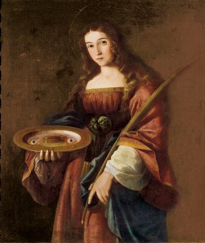 Św. Łucja autorstwa Francisco de (circle of) Zurbaran