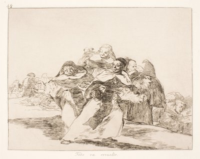 Wszystko idzie nie tak (42) autorstwa Francisco de Goya