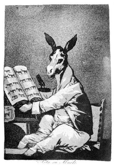 Już w czasach jego dziadka, 1799 autorstwa Francisco de Goya