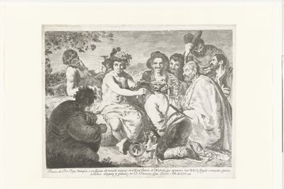 Bachus w donkaardach Baco (tytuł na obiekcie) Pijacy autorstwa Francisco de Goya