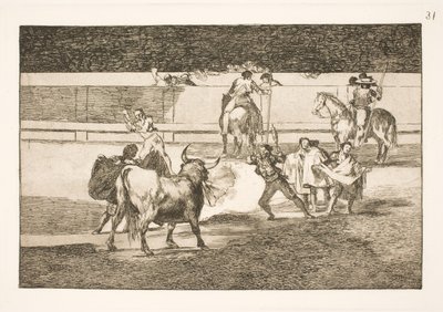 Banderille z błyskawicą chińską autorstwa Francisco de Goya