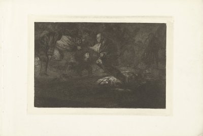 Szaleństwo pogrzebowe Różne funebre Los Disparates (The Follies) (tytuł serii) Los Proverbios (Przysłowia) (tytuł serii) autorstwa Francisco de Goya