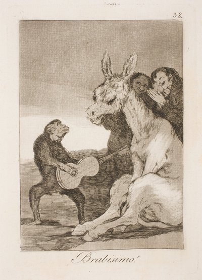 Bravissimo (Karol IV i Godoy) autorstwa Francisco de Goya