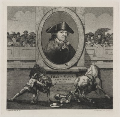 Walki byków: Frontyspis autorstwa Francisco de Goya