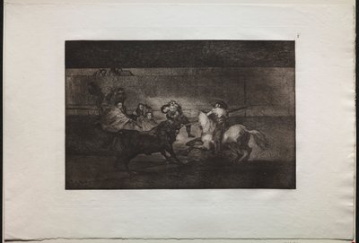 Walki byków: Śmierć Pepe Illo III skład, 1876. autorstwa Francisco de Goya