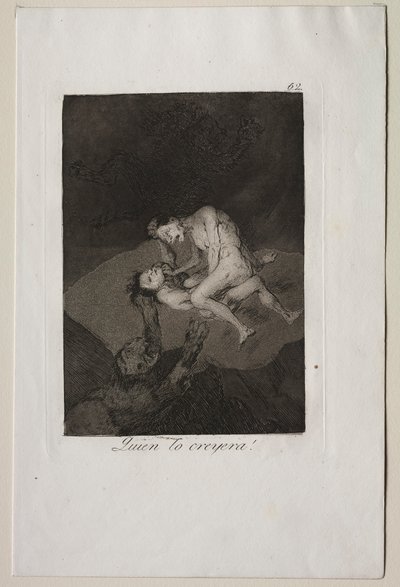 Kaprysy: kto by na to pomyślał!. autorstwa Francisco de Goya