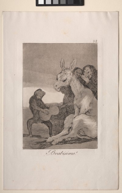Kaprysy: Brawo! autorstwa Francisco de Goya