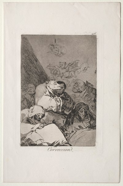 Caprichos: korekta. autorstwa Francisco de Goya