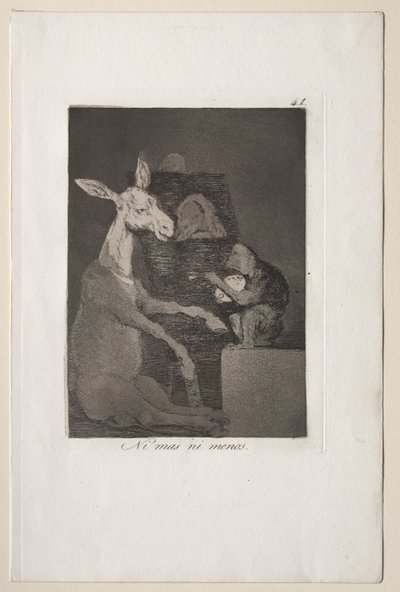 Caprichos: ani więcej, ani mniej autorstwa Francisco de Goya