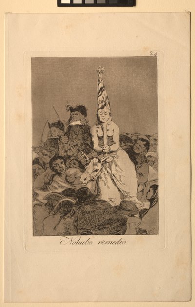 Caprichos: Nic nie można na to poradzić. autorstwa Francisco de Goya