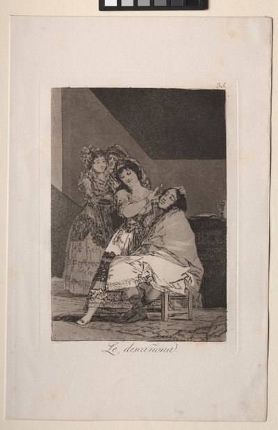 Caprichos: Okrywa go autorstwa Francisco de Goya