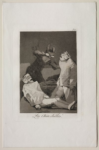 Caprichos: Szynszyle autorstwa Francisco de Goya