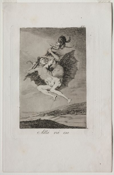 Caprichos: To się dzieje... autorstwa Francisco de Goya