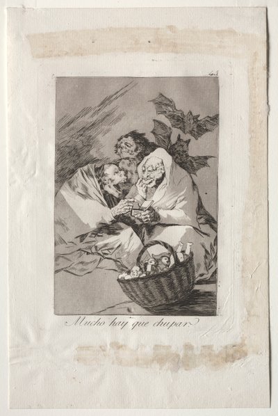 Caprichos: jest mnóstwo do ssania autorstwa Francisco de Goya