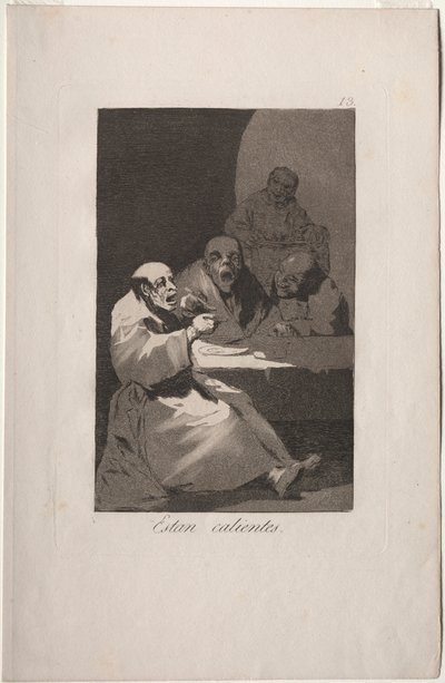 Caprichos: są gorące... autorstwa Francisco de Goya