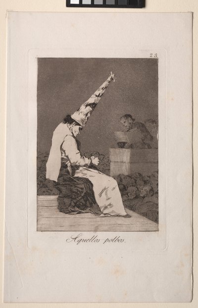 Caprichos: te drobinki kurzu autorstwa Francisco de Goya