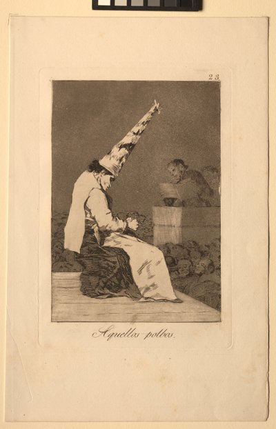 Caprichos: te drobinki kurzu. autorstwa Francisco de Goya