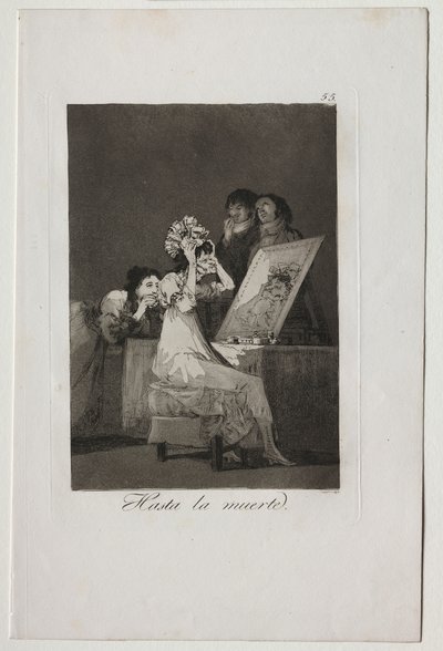 Caprichos: Aż do śmierci autorstwa Francisco de Goya